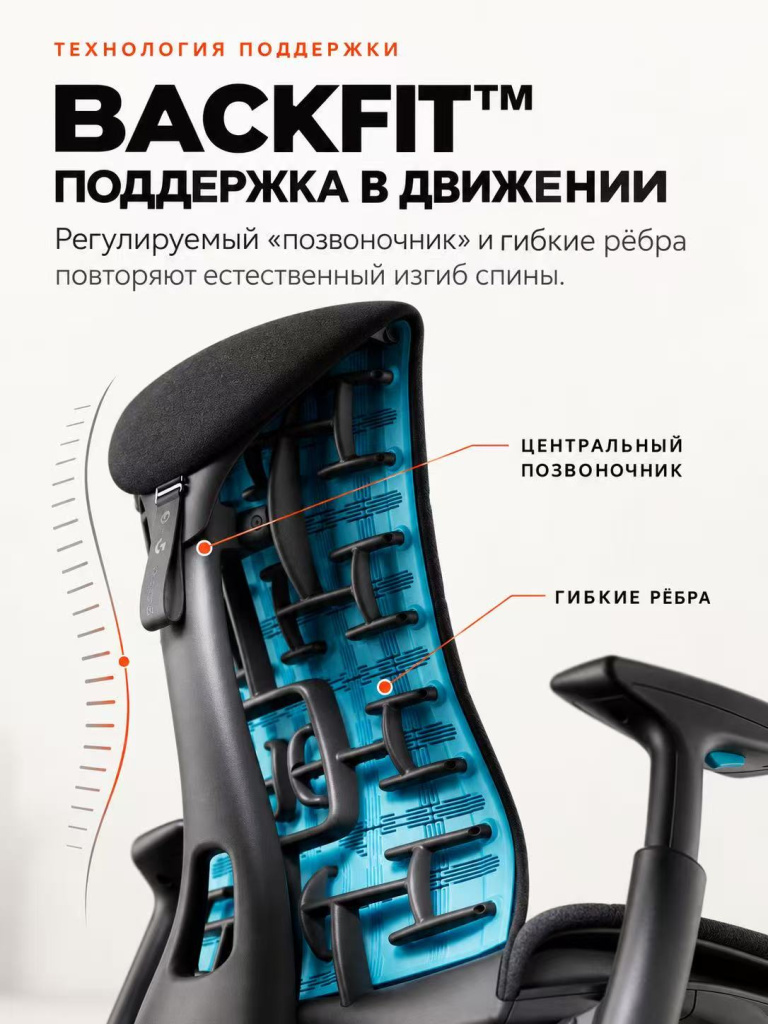 BackFit Herman Miller Embody Gaming