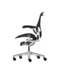 Кресло Herman Miller Aeron Black Onyx / Polished Aluminum, размер A