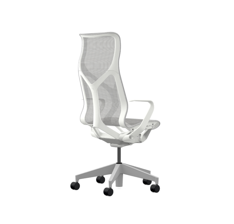 Кресло Herman Miller Cosm, высокая спинка, цвет Mineral, нерегулируемые подлокотники