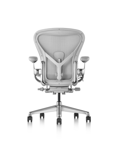 Кресло Herman Miller Aeron Mineral / Polished Aluminum, размер C