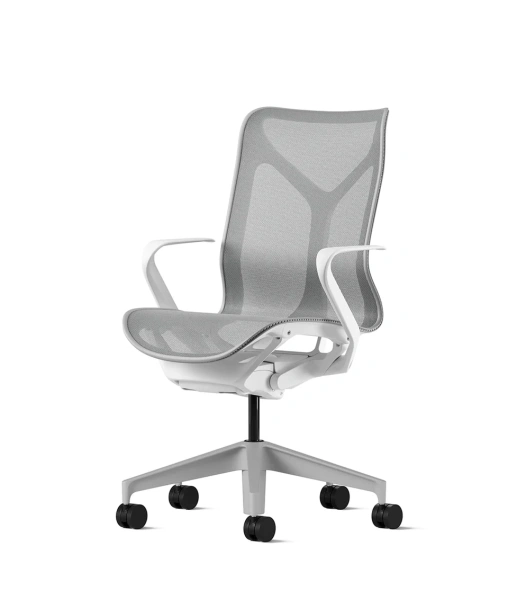 Кресло Herman Miller Cosm, средняя спинка, цвет Mineral, нерегулируемые подлокотники