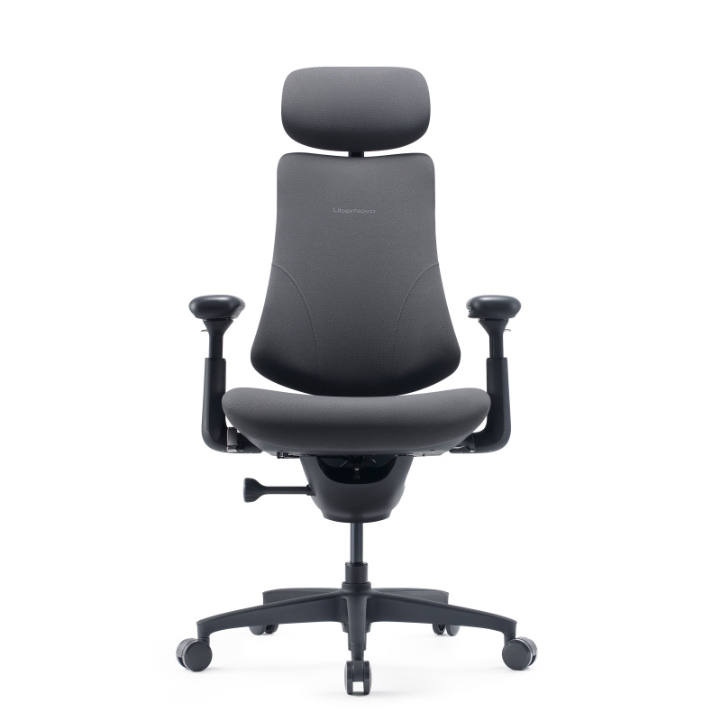 Кресло LiberNovo Dynamic Omni OC1 Gen (обновленная версия), размер 48 см, цвет Graphite, с подставкой для ног. Глобальная версия