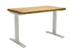 Стол Smart Desk, цвет подстолья белый / черный, размер от 120х60 см до 180х80 см (Белый, 160/80)