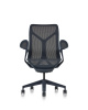 Кресло Herman Miller Cosm, средняя спинка, цвет Nightfall, подлокотники «лепестки» (Leaf)
