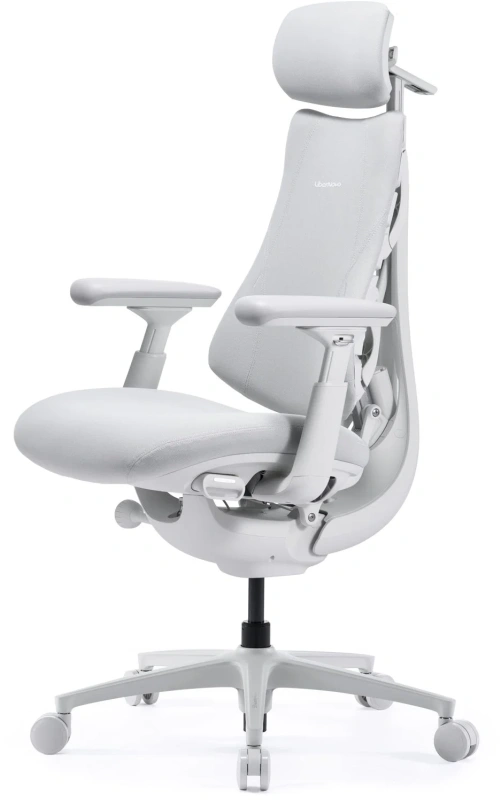 Кресло LiberNovo OC1 PRO Glacier White, 48 см, глобальная версия, с подставкой под ноги