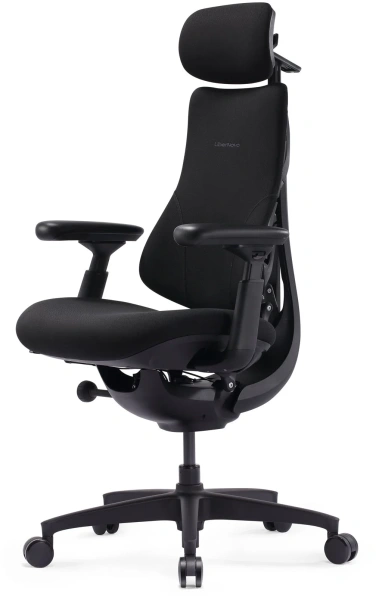 Кресло Libernovo Omni SE/S1, механическая версия, Obsidian Black, 48 cm, глобальная версия, с подставкой под ноги