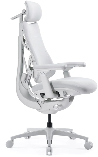 Кресло LiberNovo OC1 PRO Glacier White, 48 см, глобальная версия, с подставкой под ноги
