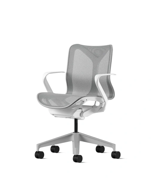 Кресло Herman Miller Cosm, низкая спинка, цвет Mineral, нерегулируемые подлокотники
